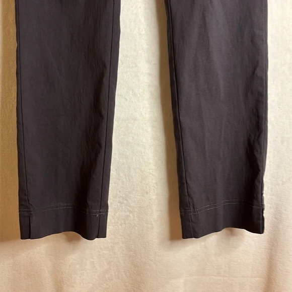 Stehmann Women's Ina Straight Stretch Pull On Grey Pants Size 4 - Picture 4 of 12